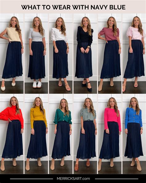 what colors to wear with navy